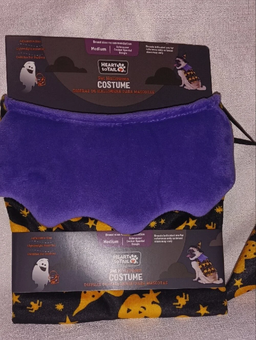 Halloween Bundle : Costume For Dog Size M And 3 Balls